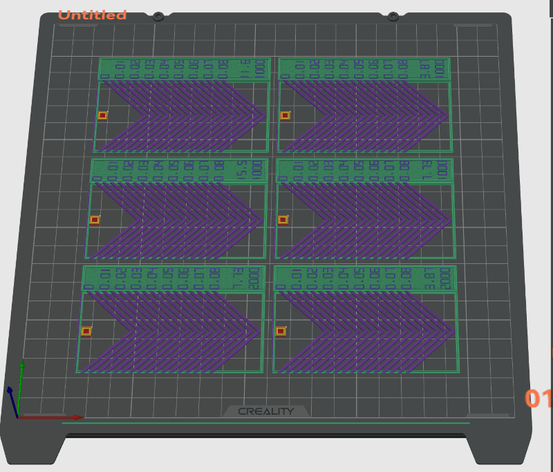 PA pattern batch mode plater